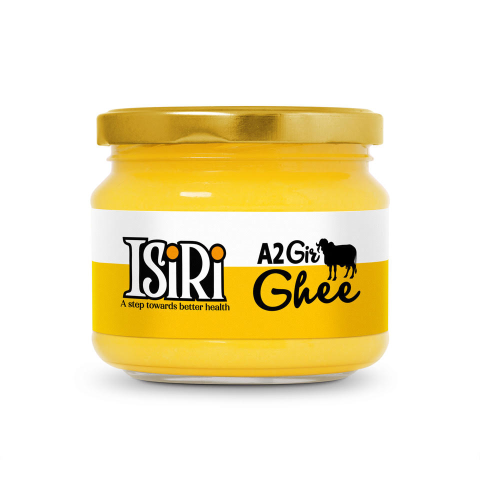 Image 1 of 300 ml / Pack of 1 for the product Isiri A2 Desi Cow Ghee | Made From Grass Fed A2 Cow's Milk | Organic & Pure Ghee