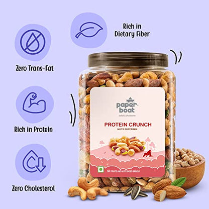 Image 9 of Paper Boat Protein Crunch, Premium Dry Fruit Mix