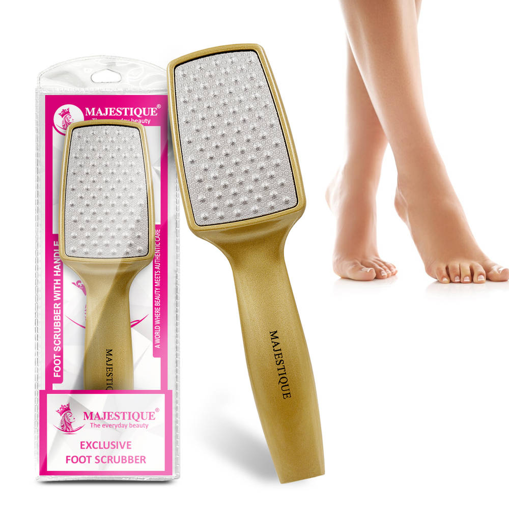 Image 1 of 1 pc for the product Majestique Professional Foot File - Laser-Cut Steel, Safe Dead Skin Remover - Color May Vary