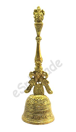 Image 2 of Esplanade Brass Bells For Mandir - 8" Ghanti