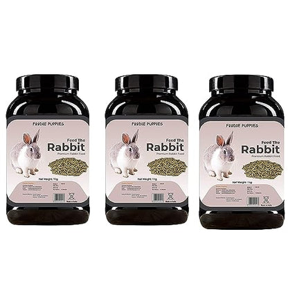 Image 8 of Container - Rabbit Food, 3Kg for the product Foodie Puppies Rabbit Food Dry Pellets