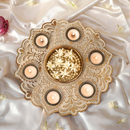 Image 1 of Behoma Mandala Urli – White