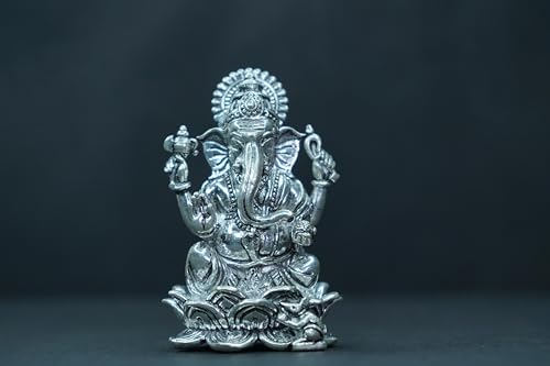 Image 3 of Dista Silvers Antique Lotus Ganesh 140g