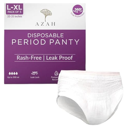 Image 3 of L-XL / Set of 5 for the product AZAH Period Panty for Women