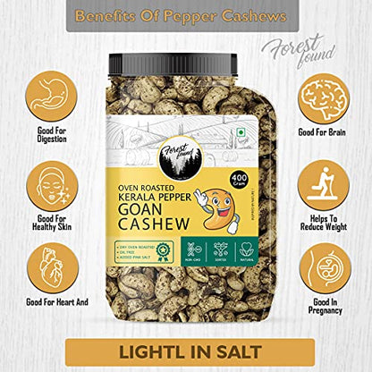 Image 6 of Forest Found Tellicherry Pepper Roasted Cashews 400g