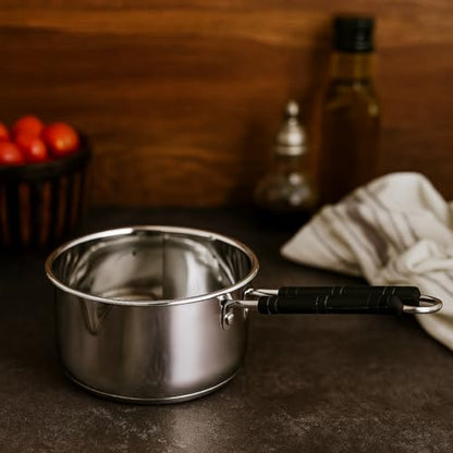 Image 5 of neelam Stainless Steel Sauce Pan, 1150ml, 1 Piece (Silver)