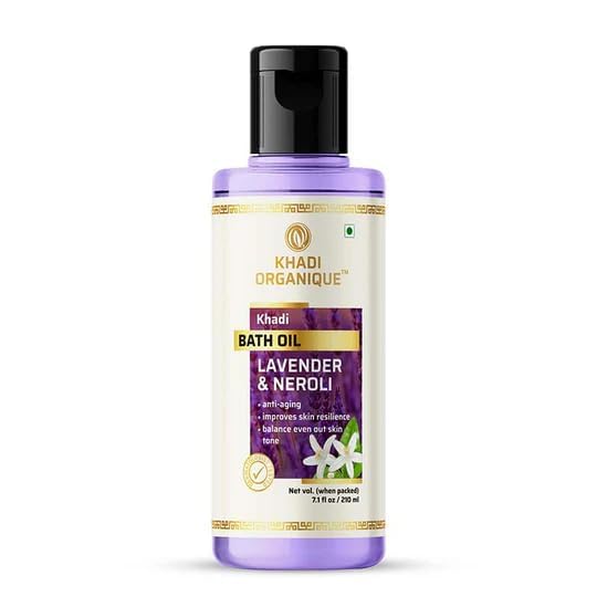 Image 1 of 210 ml for the product Khadi Organique Lavender & Neroli Bath Oil