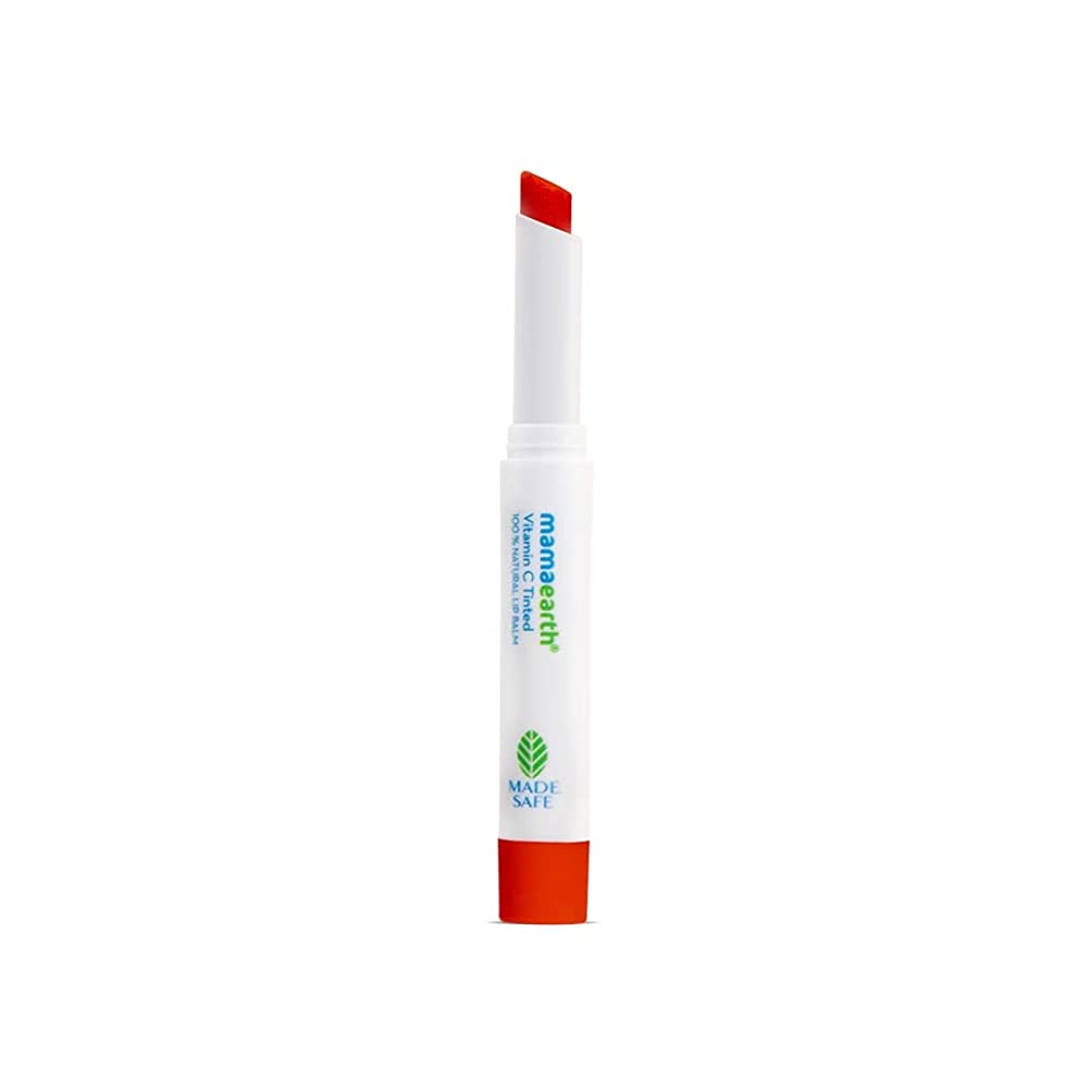 Image 1 of 2 gm / Pack of 1 for the product Mamaearth Vitamin C Tinted 100% Natural Lip Balm