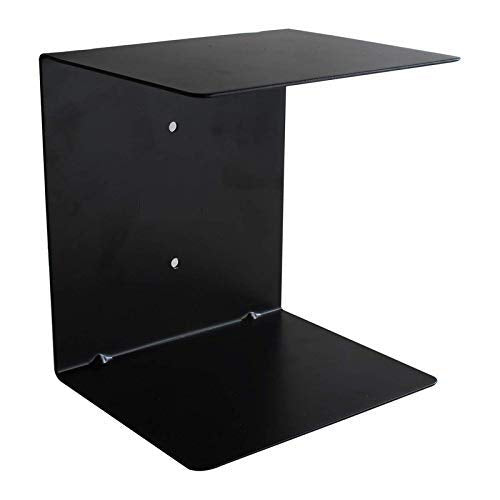 Image 2 of Default Title for the product Go Hooked Heavy Duty Metal Wall Mounted Book Shelves for Study Room, Living Room and Bedrooms (1 Pc) (Black)