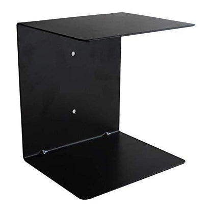 Image 2 of Default Title for the product Go Hooked Heavy Duty Metal Wall Mounted Book Shelves for Study Room, Living Room and Bedrooms (1 Pc) (Black)