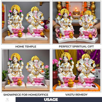 Image 6 of UNOVATE Laxmi Ganesh Idol Pair