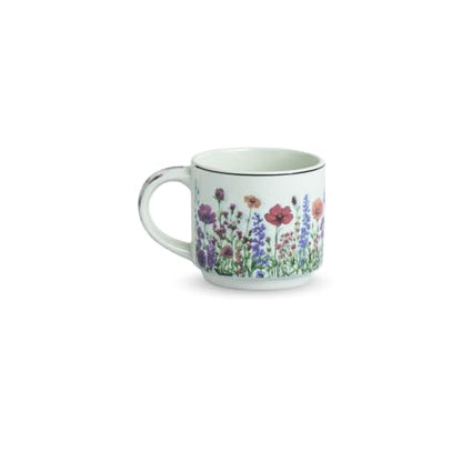 Image 3 of ExclusiveLane Lavender Fields Decal Ceramic Tea Cups Set of 6 (200 ml)