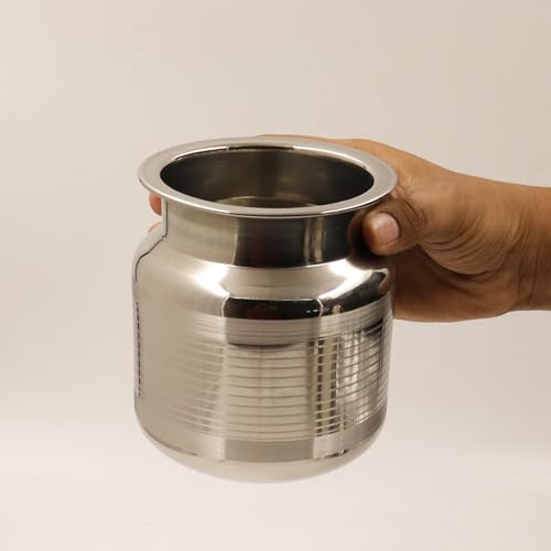 Image 6 of Spillbox Stainless Steel Lota|Kalash|Sombu|Theertha Sembu | Vessel |Jug | Karwachauth | Diwali | Mandir Wedding|Kamandal|Gangajal|Water Gangotri|Chambu 650ml