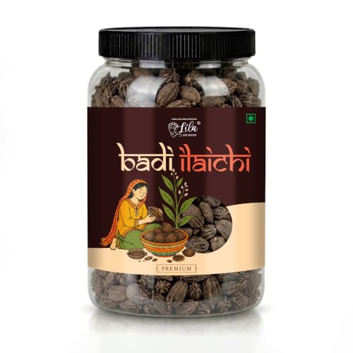Image 1 of 25 Grams for the product LILA DRY FRUITS Black Cardamom Whole Spices
