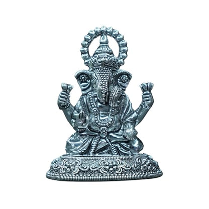 Image 1 of Default Title for the product Dista Silvers Antique Ganesh Sitting 62g