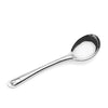 Image 1 of Default Title for the product Crystal Oval Stainless Steel Serving Spoon, Silver