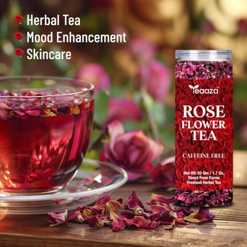 Image 2 of Teaaza Rose Flower Tea - Grade A| 50 Grams