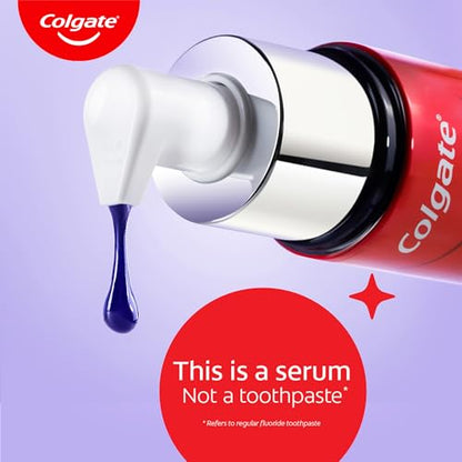 Image 3 of Colgate Visible White Purple Teeth Whitening Serum, 1.5oz/40ml – Mint & Yuzu Flavour, Instant Brightening Purple Serum for Whiter Smiles