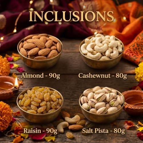 Image 3 of Brown tree Minakari-4P-340g Dry Fruits Gift Hamper