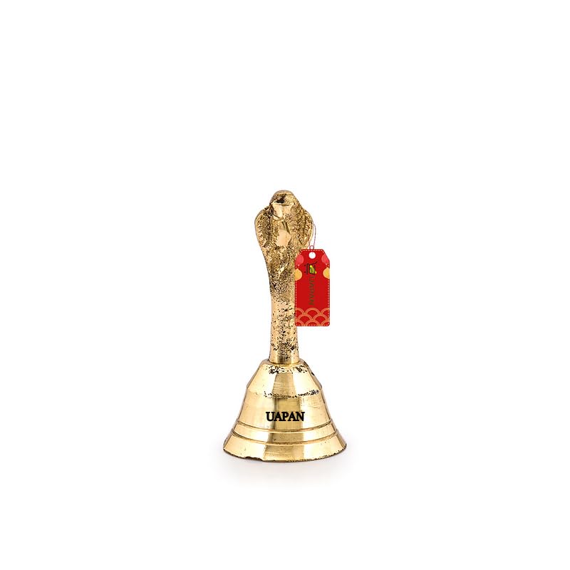 Image 8 of Uapan Brass Nagpari Garun Puja Bell