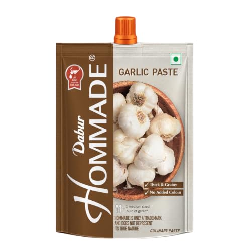 Image 1 of 200 g (Pack of 1) for the product Dabur Hommade Garlic Paste, 200 Gm