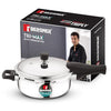Image 1 of 3 Litres for the product BERGNER Trimax Triply Stainless Steel Pressure Pan 3 Liters