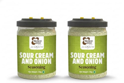 Image 1 of Default Title for the product Brown tree Sour Cream & Onion Popcorn Seasoning Powder Pack of 2 100g