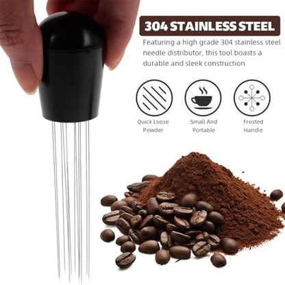 Image 3 of Supvox Coffee Stirrer WDT SUS 304 Needle Distributor Removable Pins Stand