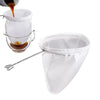 Image 1 of Default Title for the product Supvox Tea Strainer Cloth Nut Milk Bag Stainless Steel Detachable Handle