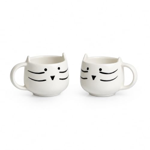 Image 4 of ExclusiveLane 'Kitty Charm' Ceramic Tea Cups