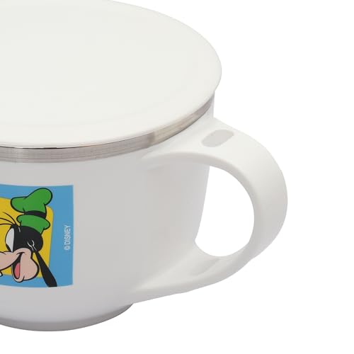 Image 5 of Jaypee Plus Stainless Steel Disney Mickey Mouse Printed Souptok Prime Soup Bowl With Lid & Spoon 700 Ml