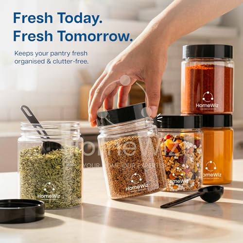 Image 9 of HomeWiz Airtight Plastic Storage Containers