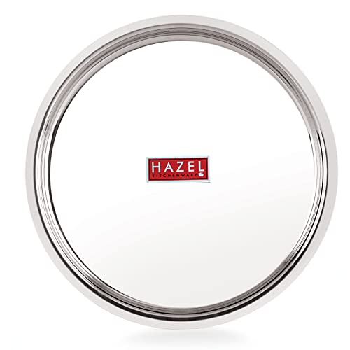 Image 7 of HAZEL Stainless Steel Plates Set 25 cm
