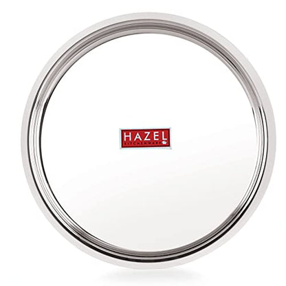 Image 7 of HAZEL Stainless Steel Plates Set 25 cm