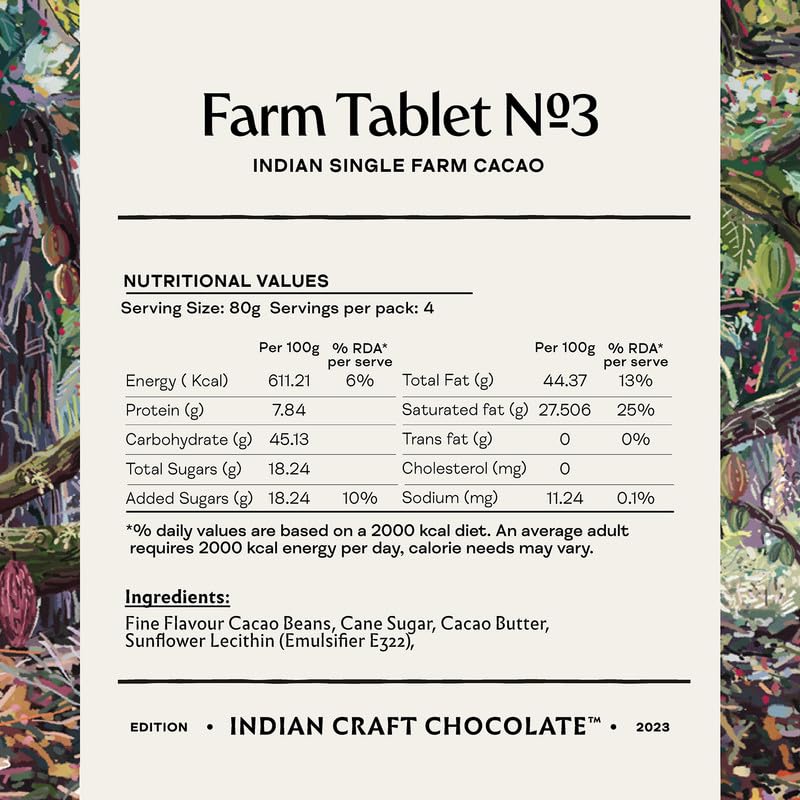 Image 5 of Manam Chocolate Single Farm Series -68% Dark Milk, 80g