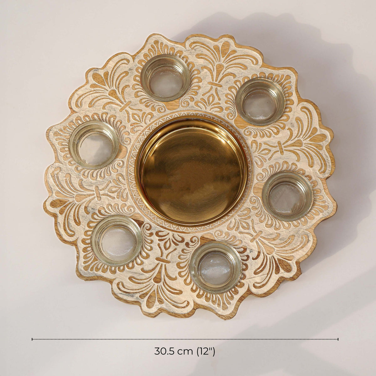 Image 4 of Behoma Mandala Urli – White