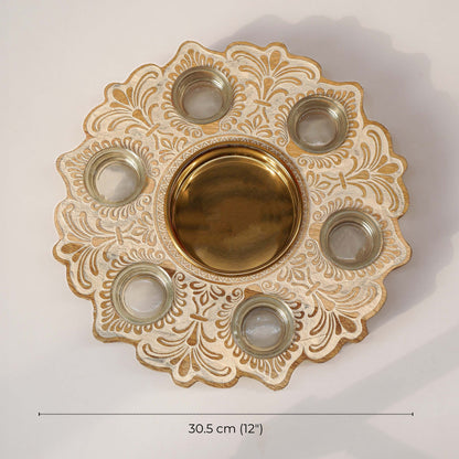 Image 4 of Behoma Mandala Urli – White