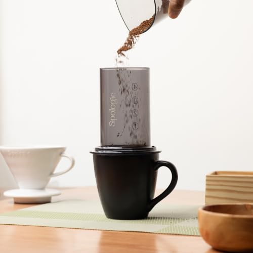Image 6 of Sipologie Mesh AirBrew with In-Built Mesh Filter & Ceramic Coffee Mug
