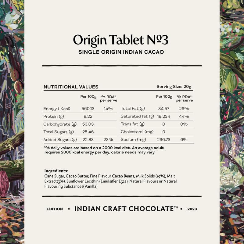 Image 3 of Manam Chocolate Single Origin India Series- 67% Dark, 80g