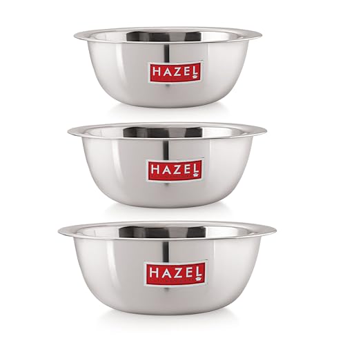 Image 10 of 3 / standard for the product HAZEL Stainless Steel Mixing Bowl