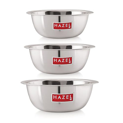 Image 10 of 3 / standard for the product HAZEL Stainless Steel Mixing Bowl