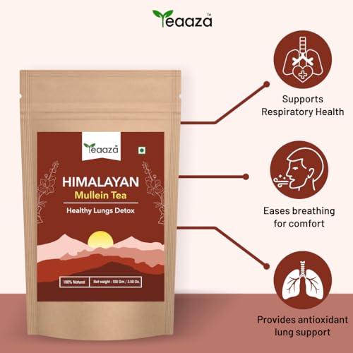 Image 8 of Teaaza Himalayan Mullein Tea |Lung Detox Tea