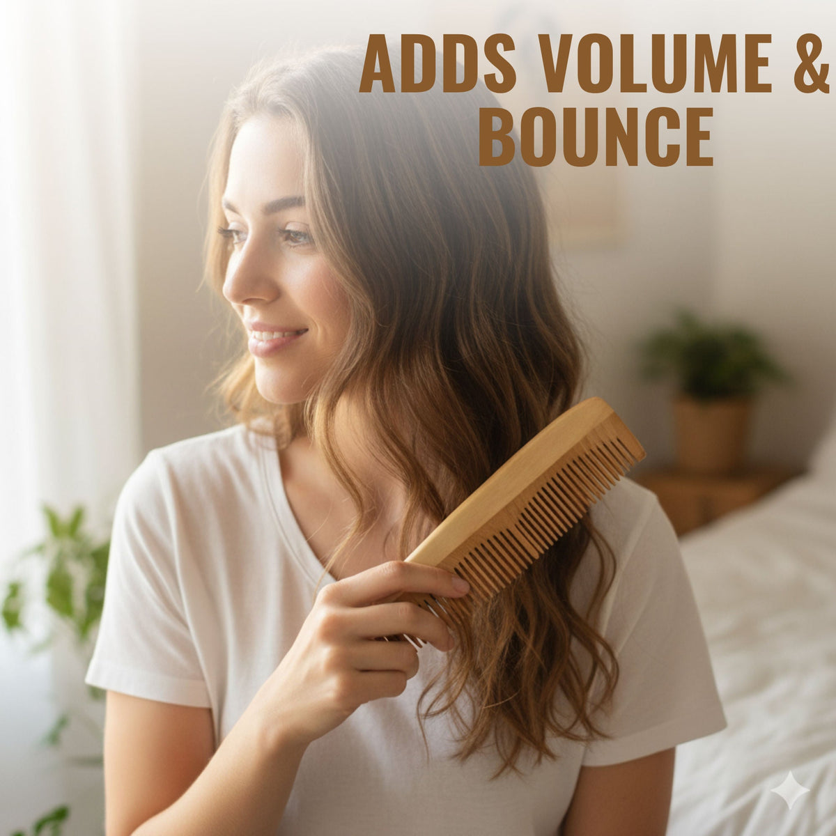 Image 7 of ZEYU Wooden Hair Brush And Wooden Comb With Bamboo Bristles