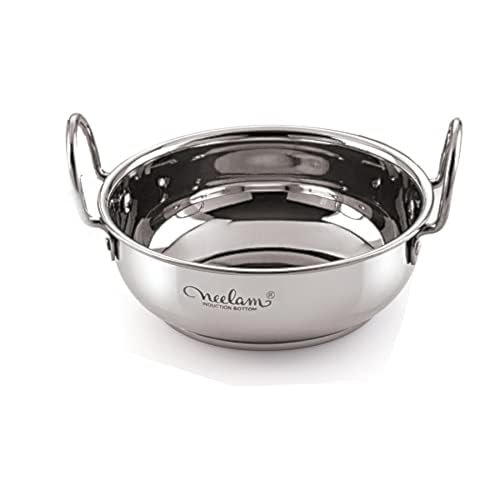 Image 1 of 1.5 l for the product Neelam Stainless Steel Induction Bottom Kadai