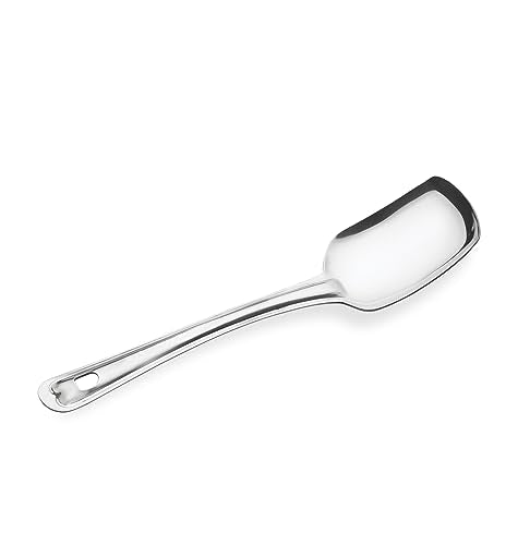 Image 1 of Default Title for the product Crystal Square Stainless Steel Serving Spoon, Silver