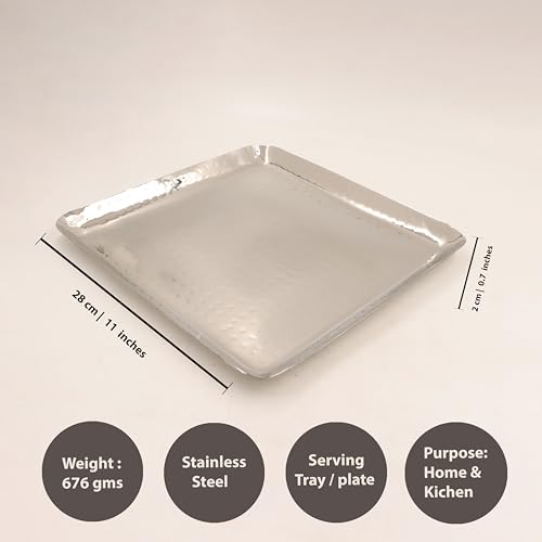 Image 7 of Spillbox Stainless Steel Serving Tray