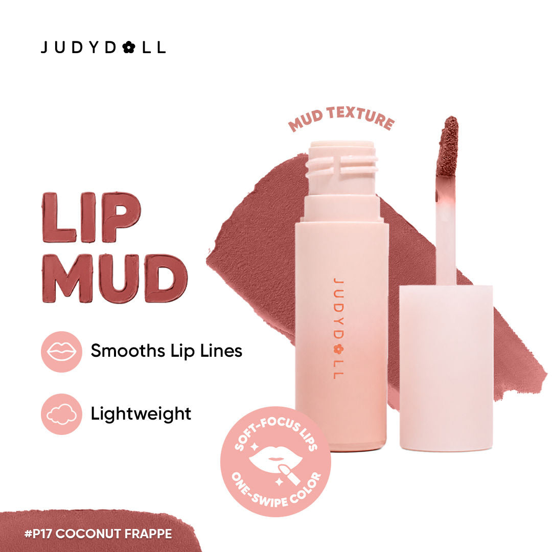 Image 3 of 3.3 gm / P17 Coconut Frappe / Pack of 1 for the product JUDYDOLL Lip Gloss (Lip Mud)
