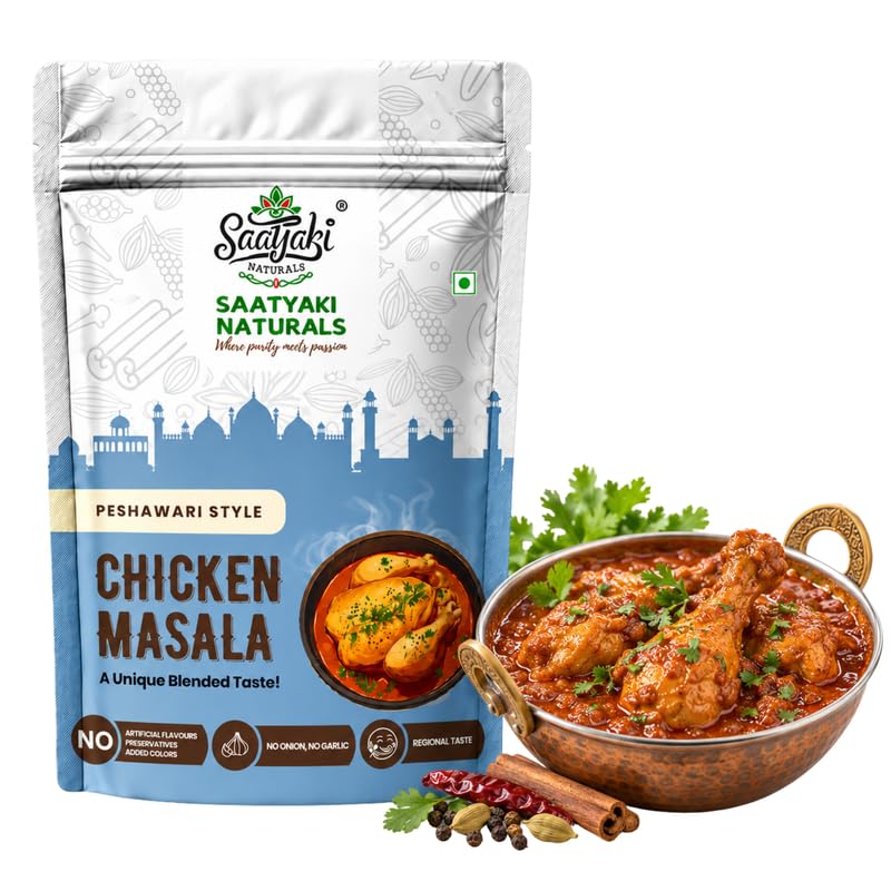 Image 3 of 200gm for the product SAATYAKI NATURALS Peshawari Chicken Masala