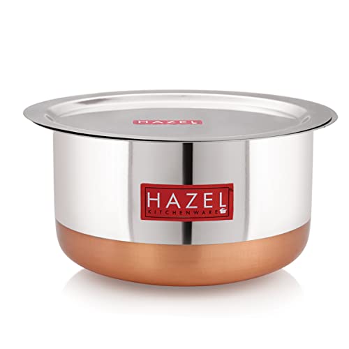 Image 14 of HAZEL Stainless Steel Patila Set with Lid
