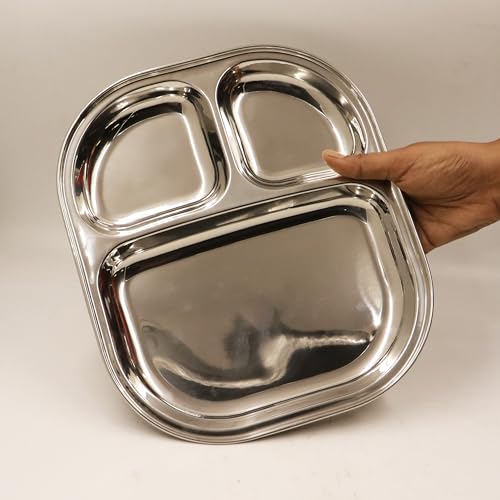 Image 8 of Spillbox Stainless Steel Tiffin Plate